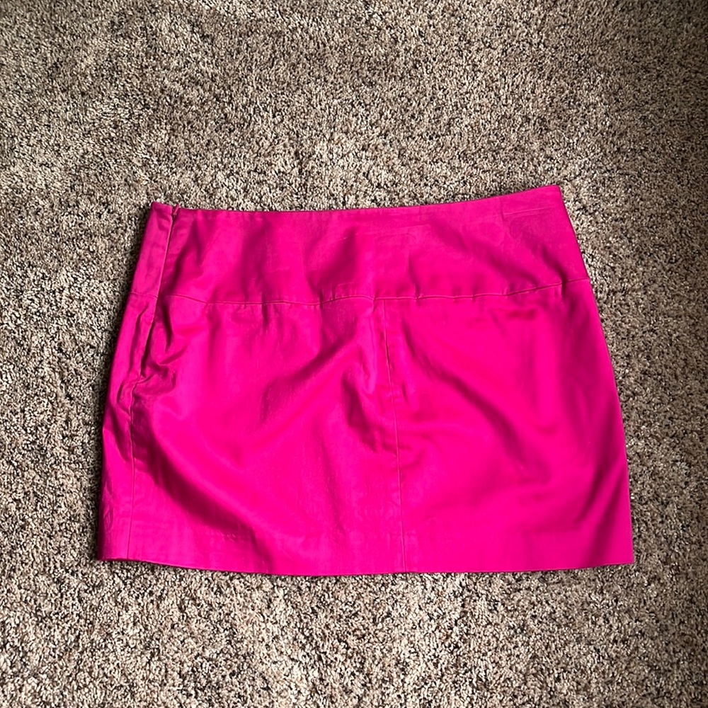 Size 10 Express hot pink high waisted mini skirt
